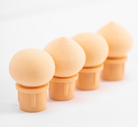 Pędzelek Aplikator do ombre stempel do lakierów hybrydowych pędzel + 10 gąbek