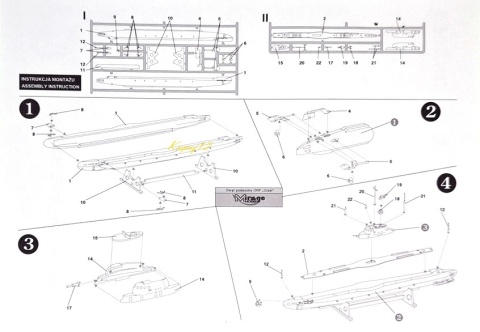 Polski okręt podwodny ORP Orzeł skala 1:400 Mirage 400407