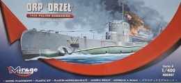 Polski okręt podwodny ORP Orzeł skala 1:400 Mirage 400407