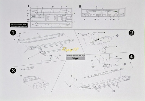 Polski okręt podwodny ORP Sęp skala 1:400 Mirage 400408