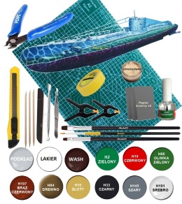 Polski okręt podwodny ORP Sęp skala 1:400 Mirage 400408