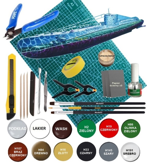 Polski okręt podwodny ORP Sęp skala 1:400 Mirage 400408