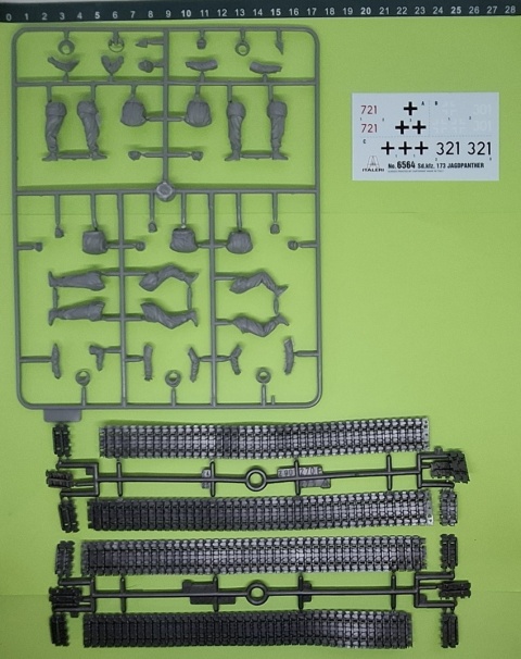 CZOŁG, niemieckie działo Jagdpanther z załogą Italeri skala 1:35 6564