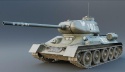 Model do sklejania czołgu T34/85 RUDY 102 +podkład, lakier, pędzle, farby +