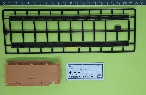 Model niemieckiego czołgu Ferdynand SD.KFZ. 184 Zvezda Skala 1:72 5041