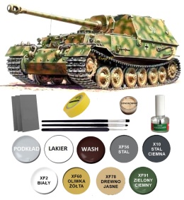 Model niemieckiego czołgu Ferdynand SD.KFZ. 184 Zvezda Skala 1:72 5041