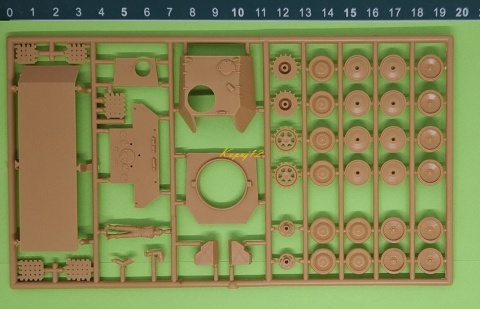 Model niemieckiego czołgu Panther Ausf.A Sd. Kfz.171 Italeri Skala 1:72 7018