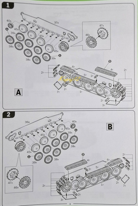 Model niemieckiego czołgu Panther Ausf.A Sd. Kfz.171 Italeri Skala 1:72 7018