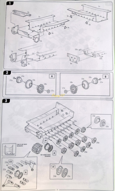 Model niemieckiego czołgu Tygrys VI Tiger I Ausf E. Italeri Skala 1:35 6754