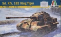 Model niemieckiego czołgu Tygrys Sd. KFZ. 182 King Tiger Italeri Skala 1:72 7004