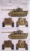 Model niemieckiego czołgu Tygrys VI Tiger I Ausf E. Italeri Skala 1:35 6754