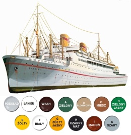 Polski statek pasażerski m/s Batory skala 1:500 Mirage 500602