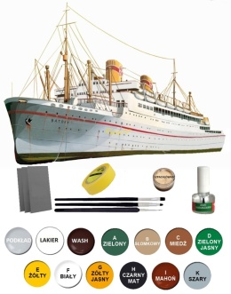 Polski statek pasażerski m/s Batory skala 1:500 Mirage 500602