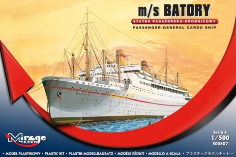Polski statek pasażerski m/s Batory skala 1:500 Mirage 500602