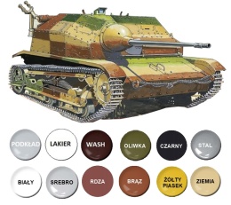 Plastikowy model czołgu Tankietka TKS-B Mirage skala 1:35_354013