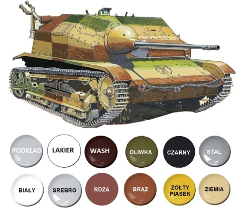 Plastikowy model czołgu Tankietka TKS-B Mirage skala 1:35_354013