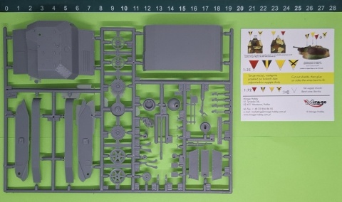 Plastikowy model czołgu Tankietka TKS-B Mirage skala 1:35_354013