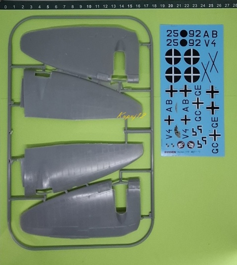Model samolotu do sklejania Heinkel He 111E Emil Roden Skala 1:72