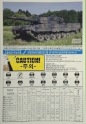 Plastikowy model czołgu Niemiecka Armia Leopard 2A4 Academy Skala 1:72 13428