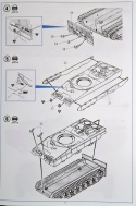 Plastikowy model czołgu Niemiecka Armia Leopard 2A4 Academy Skala 1:72 13428