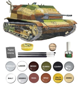 Plastikowy model czołgu Tankietka TKS-B Mirage skala 1:35_354013