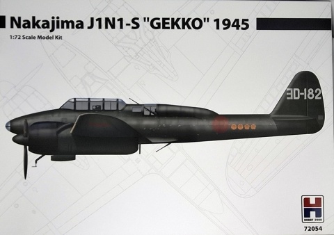 Plastikowy model samolotu Nakajima J1N1-S Gekko Hobby 2000 Skala 1:72 72054
