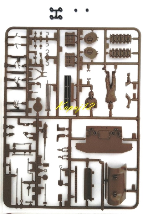 MODEL amerykańskiego czołgu Tank Sherman M4 Early production Tamiya Skala 1:35