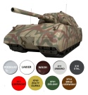 Model superciężkiego niemieckiego czołgu Maus Mysz Zvezda Skala 1:72 5073