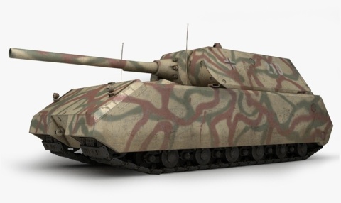 Model superciężkiego niemieckiego czołgu Maus Mysz Zvezda Skala 1:72 5073