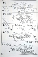 Plastikowy model czołgu Niemiecka Armia Leopard 2A46/A6M Revell Skala 1:72 03180
