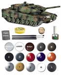 Plastikowy model czołgu Niemiecka Armia Leopard 2A46/A6M Revell Skala 1:72 03180
