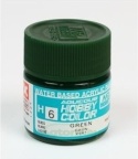 Mr.Hobby Color H006 Green Zielona błyszczaca . Farba modelarska akryl 10 ml